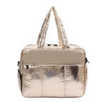 Down Handbags Winter Travel Duffle Bag With Shoes Compartment Portable Sports Yoga Gym Fitness Shoulder Bags For Weekender Overnight Tote Women - DanaFashionstore