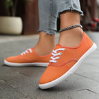 Women's Running Training Solid White Shoes - DanaFashionstore