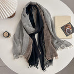 Autumn And Winter Leisure Style Simple Pure Cotton Scarf - DanaFashionstore