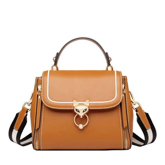 Fashion Lady Handbag Women Chic Shoulder Purse Female Split Leather Stylish Crossbody Bags Large Capacity - Dana Fashion