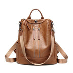 All-in-one multifunctional soft leather backpack - DanaFashionstore