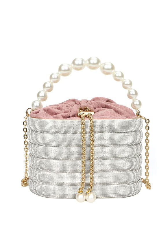 European And American Fashion One-shoulder Ins Women's Crossbody Classic Style Pearl Hand Dinner Bag - Dana Fashion