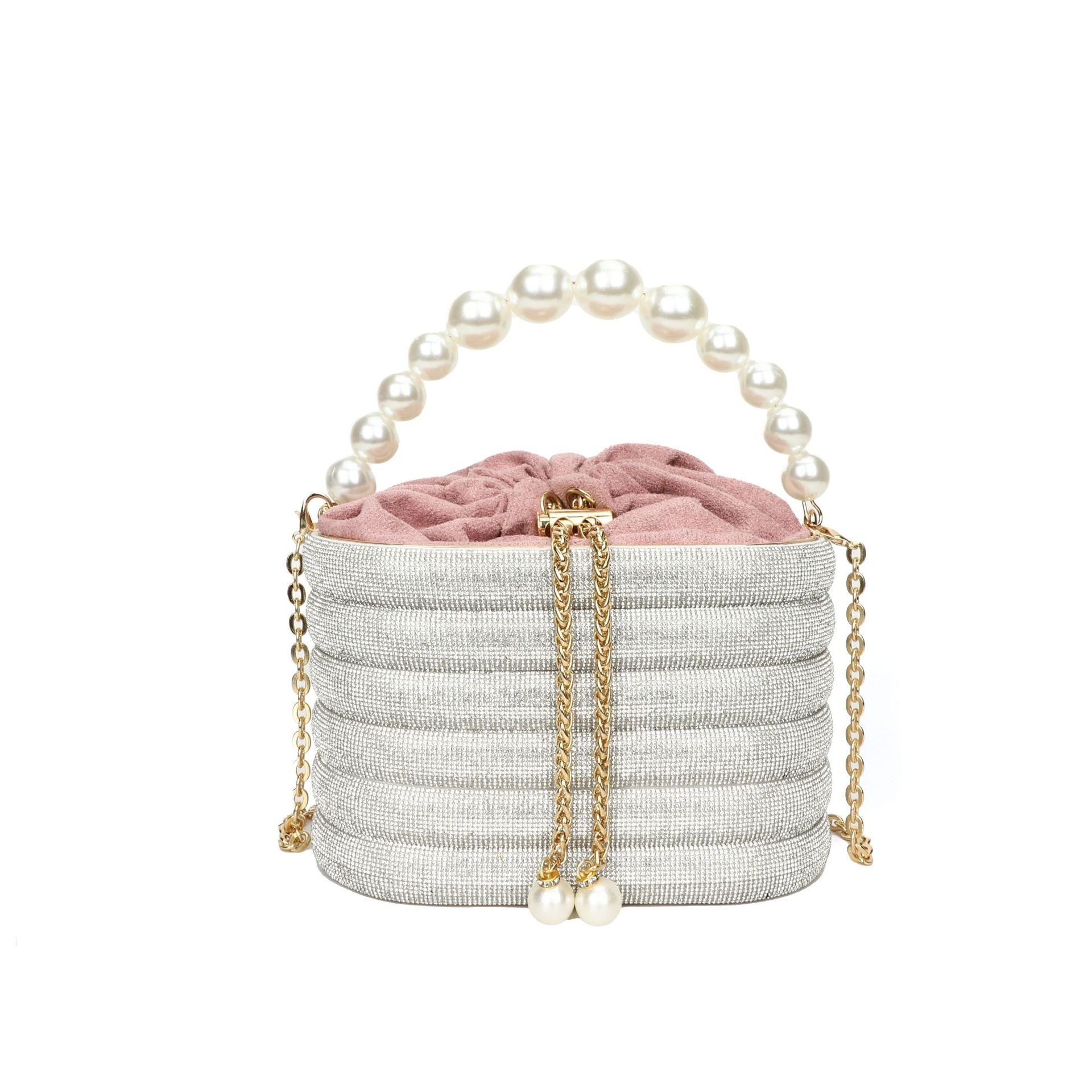 European And American Fashion One-shoulder Ins Women's Crossbody Classic Style Pearl Hand Dinner Bag - Dana Fashion