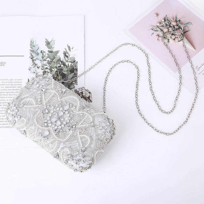 Women's European And American Style Party Bag With Diamonds - Dana Fashion