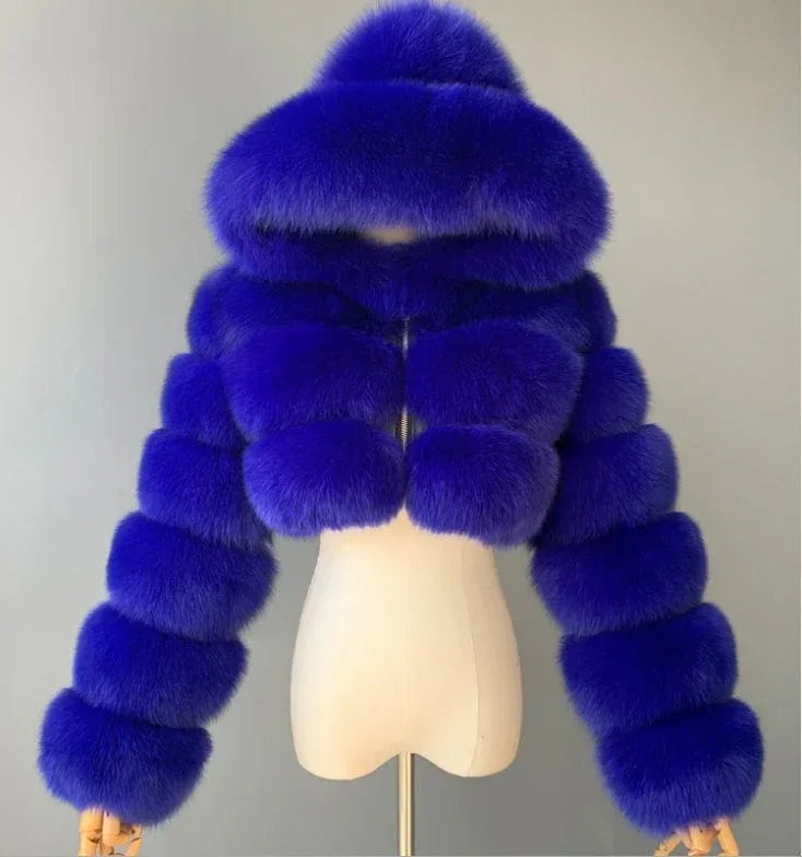New Winter Faux Fur Coat for Women - DanaFashionstore