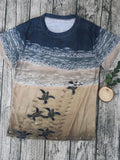 Women's 3D Printed Short Sleeve Wish - DanaFashionstore