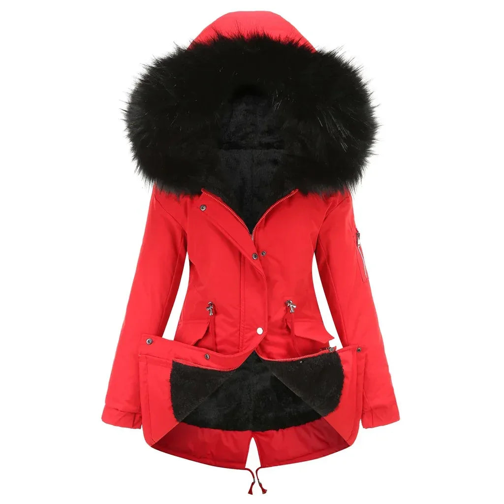 Parka Cotton-Padded Coat 2026 - Mid-Length Hooded Winter Jacket - DanaFashionstore