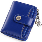 Oil Wax Genuine Leather Lady's Wallet European And American Style - DanaFashionstore