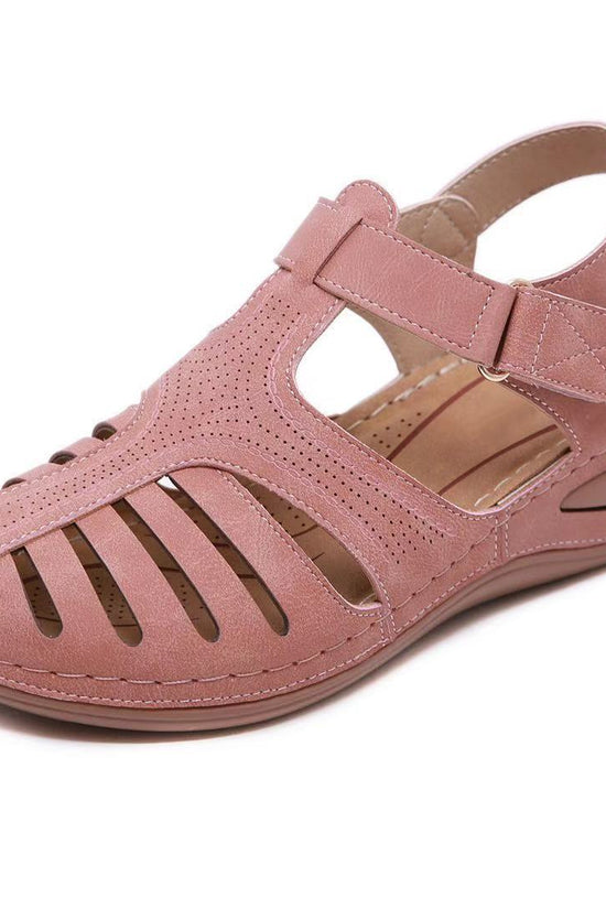 Retro sandals car line hole shoes non-slip