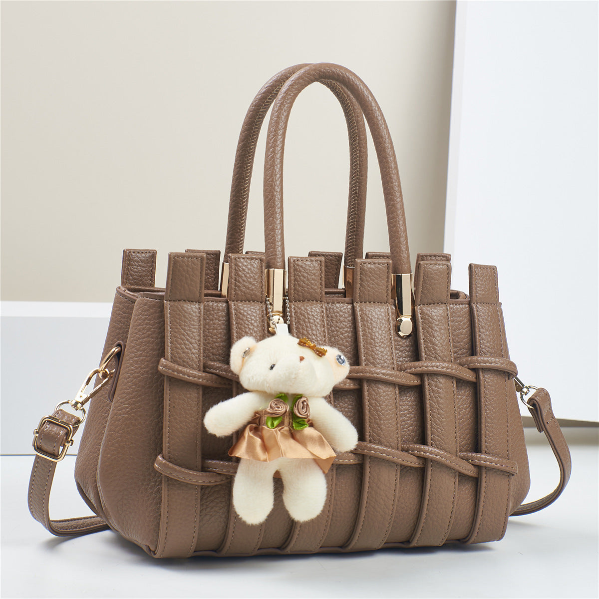 New Anti-scratch Women's Bag Fashion Hand-woven Handbag Shoulder Bag - Dana Fashion