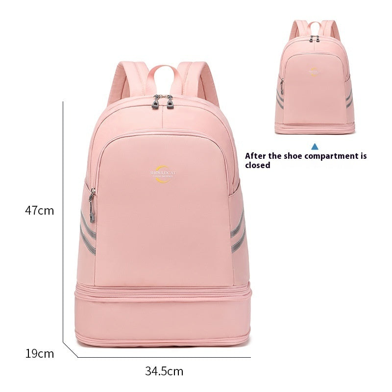 Dry Wet Separation Luggage Storage Women's Backpack Large Capacity - Dana Fashion