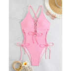 European And American Sexy Backless Siamese Bikini Swimsuit - DanaFashionstore