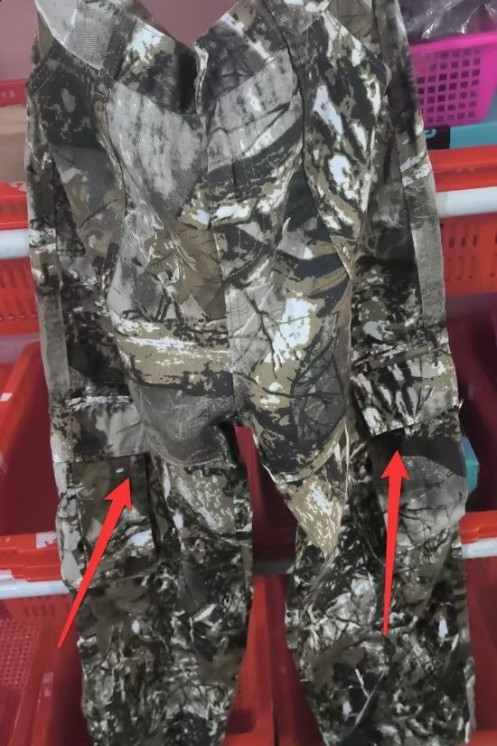 Casual Camouflage Cargo Pants Loose Overalls Summer Low Waist Straight Trousers With Pockets