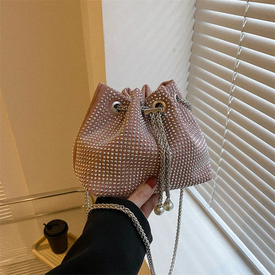 Diamond Drawstring High-grade Chain Crossbody Bag - DanaFashionstore