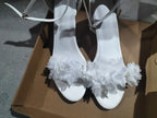 Summer New Flower Buckle Thick Heel Plus Size Women's Sandals - DanaFashionstore