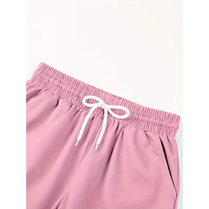 Women's Cargo Jogger Pants Matching With Flap Pockets & Drawstring Waistband - Dana Fashion