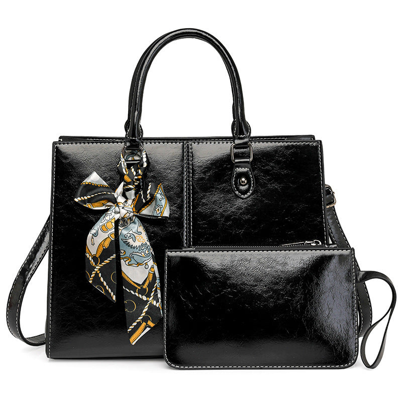 Oil Wax Women's Shoulder Messenger Bag - Dana Fashion