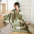 Female Versatile Fashion Thickened Warm Cashmere Scarf - DanaFashionstore