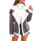 Fashion Polo Collar Plush Jacket 2026 - Winter Warm Casual Jacket - DanaFashionstore