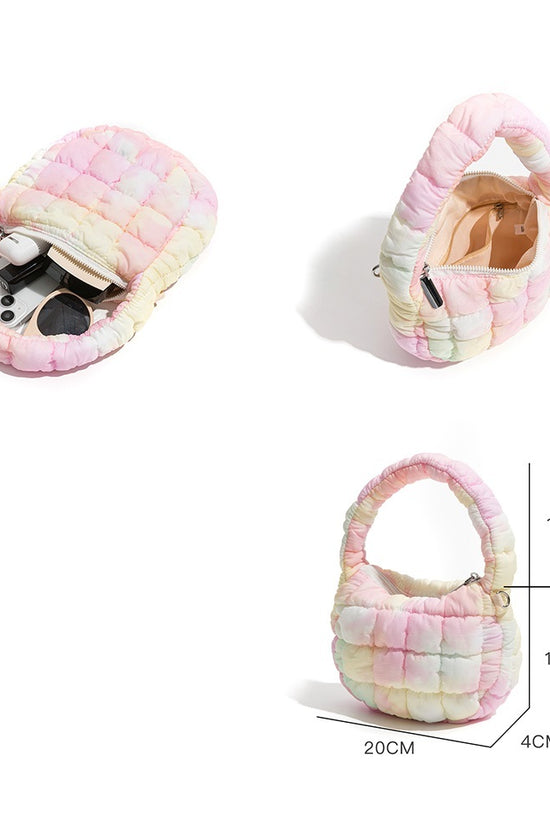 Cloud Bag Bubble Pleated Nylon Puff Handbag - Dana Fashion