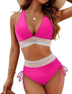 Fashion Women's High Waist Bikini Split Suit - DanaFashionstore