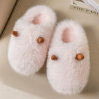 Warm Home Thick Soled Woolen Slippers - DanaFashionstore