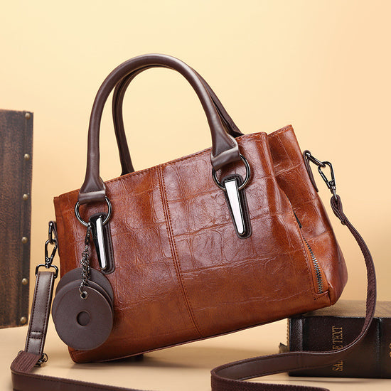 New Retro Contrasting Color Large Capacity Bag - Dana Fashion