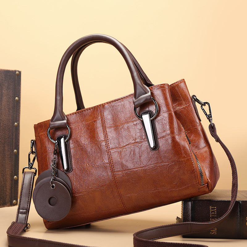 New Retro Contrasting Color Large Capacity Bag - Dana Fashion