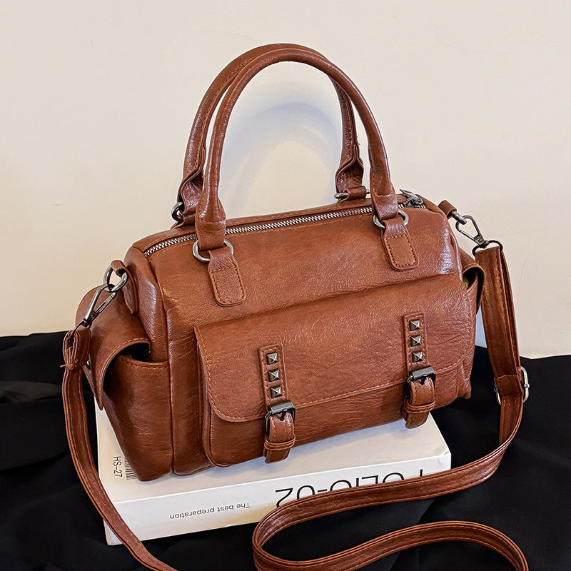Large Capacity Vintage Messenger Bag - Dana Fashion