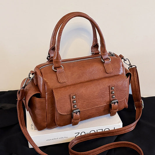 Large Capacity Vintage Messenger Bag - Dana Fashion