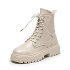 British Pure Color Ladies Waterproof Martin Boots - DanaFashionstore