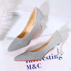Gradient Sexy Pointed French Stiletto High Heels - DanaFashionstore