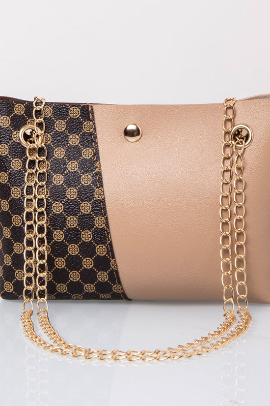 Dotted Prints Chain Shoulder Messenger Bag