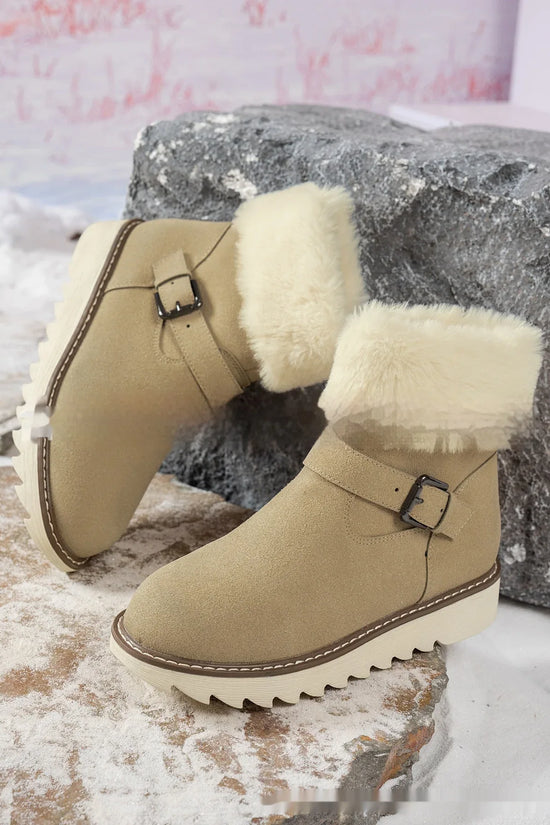 High Quality Middle Tube Platform Snow Boots - DanaFashionstore