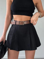 Women's Fashion Solid Color High Waist Skirt - DanaFashionstore