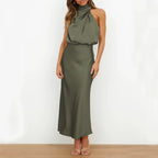 Summer Sleeveless Dress Ins Fashion Elegant Evening Party Club Clothing For Women - DanaFashionstore