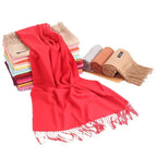 Pure Color Warm Keeping Scarf All-match Cashmere Shawl - DanaFashionstore