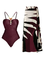 Women's Swimsuit Covered Belly Thin Bikini Suit - DanaFashionstore