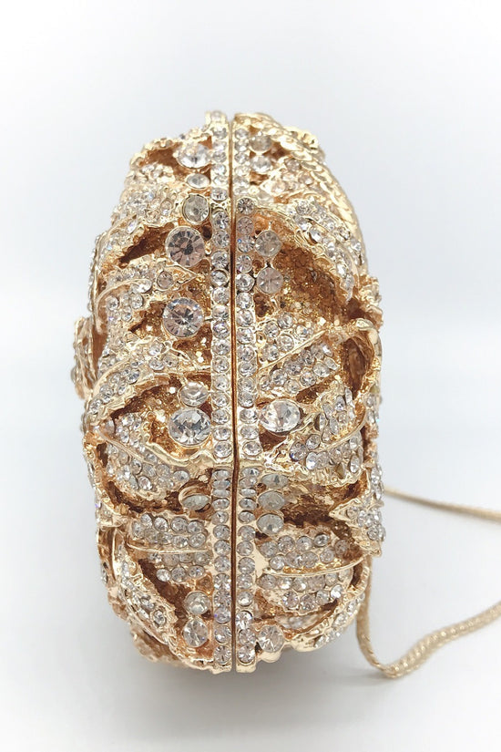 Hollow Rose Diamond Dinner Bag - Dana Fashion