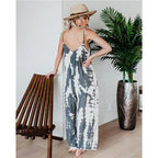 Tie-Dye Loose Pants Jumpsuit 2026 - Casual Colorful Jumpsuit - DanaFashionstore