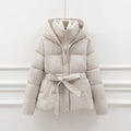 Fashion Personality Short Waist Down Coat 2026 - Women's Winter Jacket - DanaFashionstore