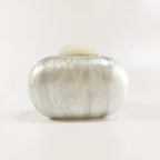 Women's Oval Acrylic Solid Color Pearly Evening Bag - DanaFashionstore