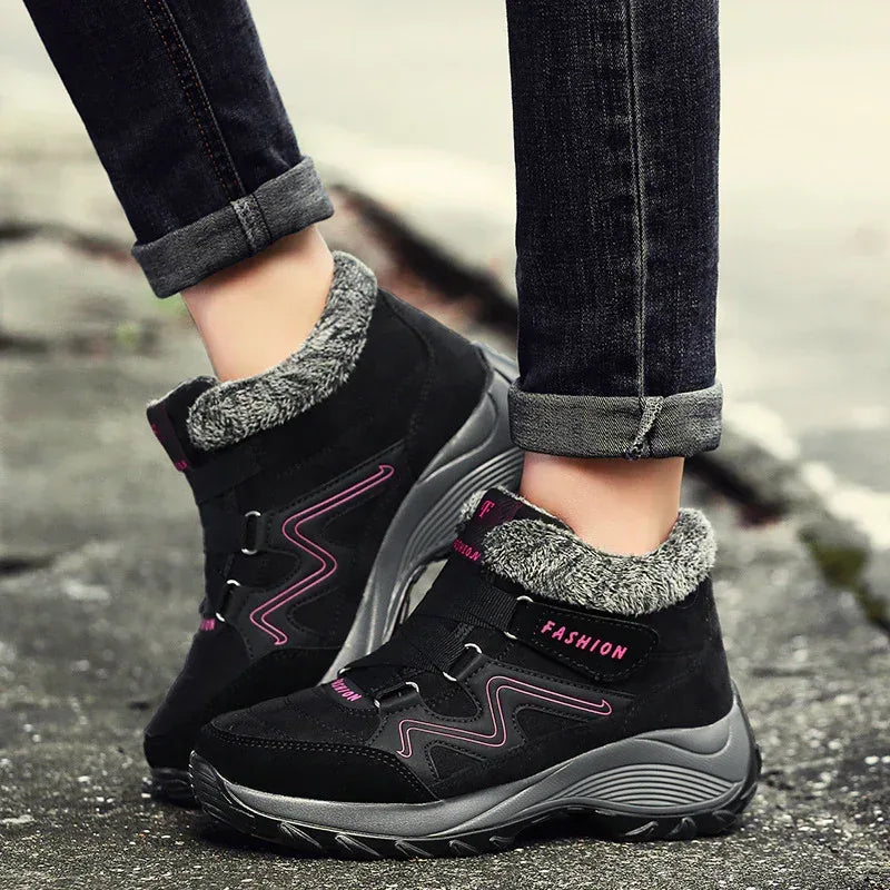Hiking Shoes For Women Real Leather Non-Slip Outdoor Hiking Boots Trekking Shoes Waterproof Sport Sneakers Camping Sport Shoes - DanaFashionstore