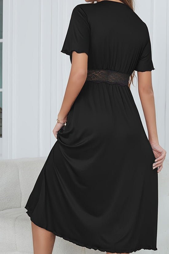 Ladies Fashion Summer New Solid Color Dress - Dana Fashion