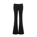 Autumn And Winter Solid Color Thin Velvet Casual Pants Low Waist Women - DanaFashionstore