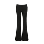 Autumn And Winter Solid Color Thin Velvet Casual Pants Low Waist Women - DanaFashionstore