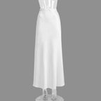 Fishtail Skirt Satin Satin Long - DanaFashionstore