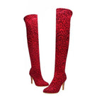 Stiletto High Heel Pointed Toe Over-the-knee Boots - DanaFashionstore