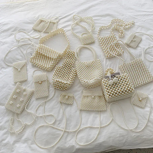 Pearl Bag Female Messenger Bag Wild Mini Retro Western Style Pearl - DanaFashionstore