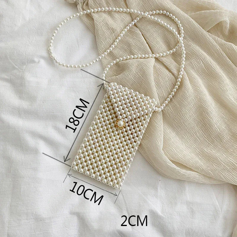 Pearl Bag Female Messenger Bag Wild Mini Retro Western Style Pearl - DanaFashionstore